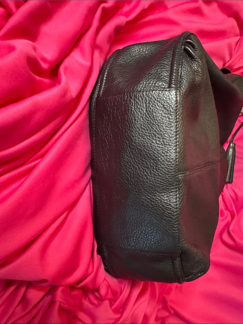 Coach Black Leather Hobo Bag